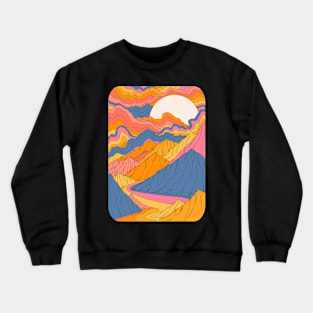 Clouds of summer lands Crewneck Sweatshirt